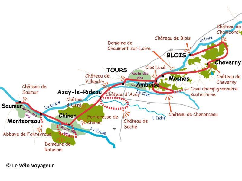 Gite Au Bord Du Cher "La Mesange Verte" Savonnières Eksteriør bilde